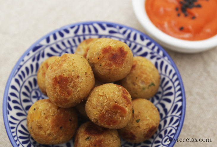 ALBÓNDIGAS DE LENTEJAS ROJAS Y BULGUR
