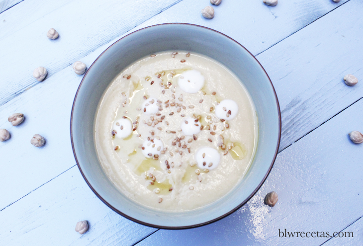 CREMA DE GARBANZOS CON SÉSAMO